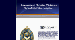 Desktop Screenshot of internationalchristianministries.org
