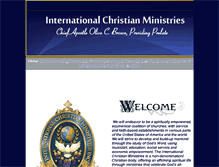 Tablet Screenshot of internationalchristianministries.org